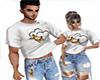 couple butterfly shirt*M