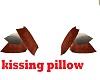 kissing cuddle pillow