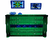 Green Blue Dresser