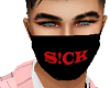 Sickick Mask Black n Red