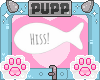🐾 Hiss Fish Head Sign