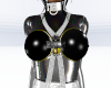 Black Steel Chastity Bra