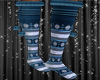 (MSC) Blue knit stocking