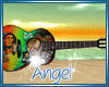 Rasta Beach Guitar