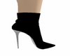 Black Shoes Silver Heels