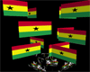Ghana Flag Poofer