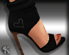 Custom Heels Black