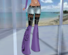 Purple Denim Chaps