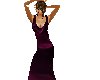 Deep Purple Drape Dress
