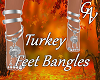 TURKEY FEET BANGLES - F