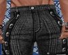 Plaid Denim Jeans