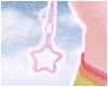 🦴 Star Earrings Pink