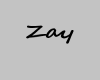 Zay Name Plate