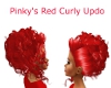 Pinkys Red Curly Updo