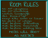 Room Rules choc mint