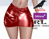 Latex red Skirt RL