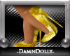 D/Gold Heels