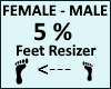 Feet Scaler 5%