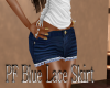 PF Blue Lace Skirt