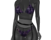 latex 2piece purp
