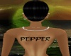 PEPPER Name Tattoo