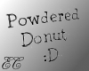 Powdered Donut Sign