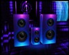 Neon Animated Speakers