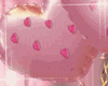Heart pink balloon