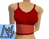 Fishnet Red Top