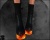 {B} Platform Boots-Flame