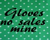 Sea Green Gloves
