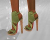 Strappy Heels - Olive
