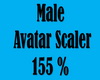 Male Avatar Scaler 155%