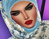 Blue hijab