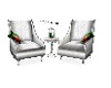 White Christmas Chairs