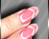 !K! Pinky White Nails