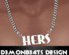 Hers Necklace Silver M
