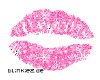 a pink kiss