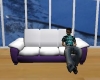 White&Purple Sofabed