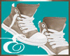 BROWN LT SNEAKERS WHT