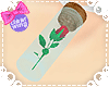 Rose in a bottle | Red
