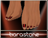 *TS*ISABEL RED BARE FEET