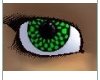 toxic green checked eyes