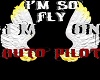 im so fly floor sign