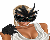 Diva Feather Lace Mask