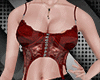 RED LACE + GARTER OUTFIT