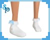 [S] White Blue Socks