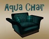 Aqua/Floral 2 pose Chair