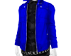 Blue jacket outfit