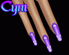 Cym Violet Nails